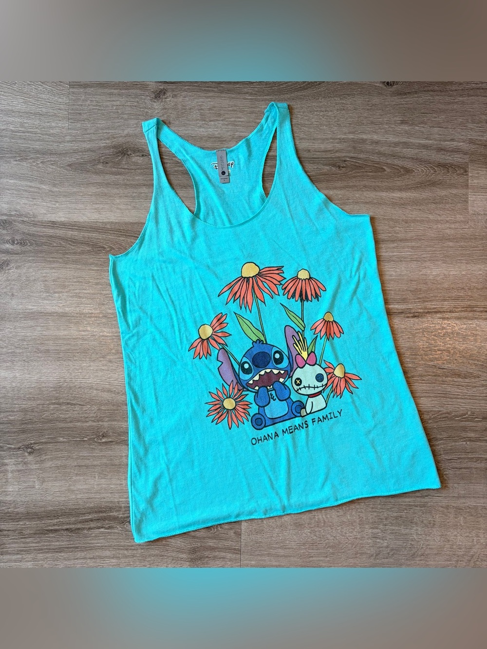 Disney Stitch Ohana tank top